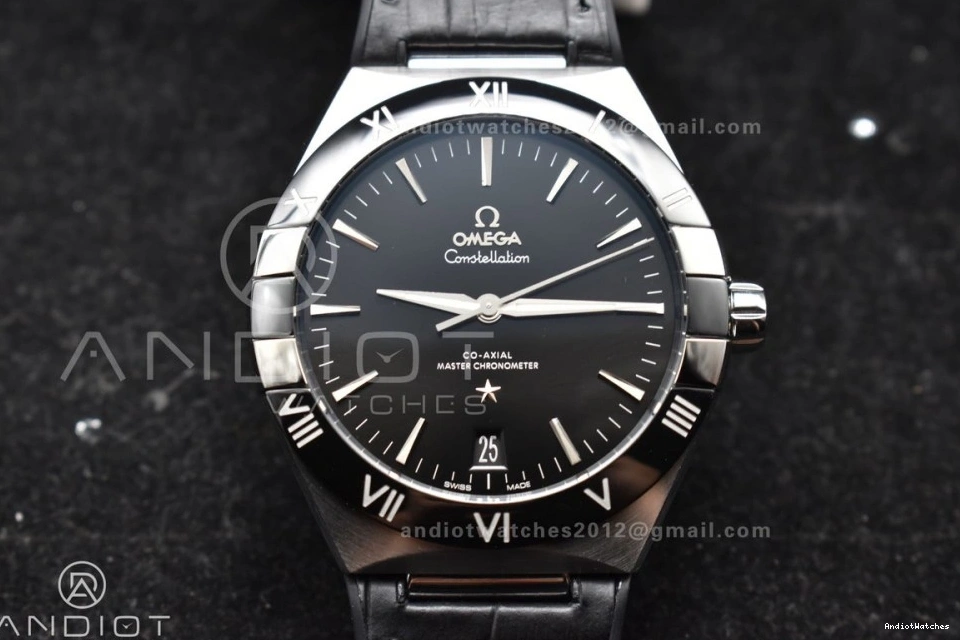 Constellation Black Strap Gummy on 1:1 A8900 Black VSF Edition Ceramic Black Dial HighPerformance SS Best Super 545 Clone 0412